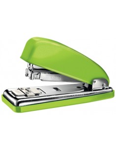 Petrus 226 Grapadora Metalica - Hasta 30 Hojas - Grapado Cerrado-Abierto y Clavado - Color Verde Metalizado