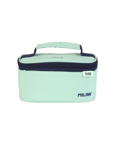 Milan Coleccion 430 Bolsa Isotermica Porta Alimentos 1 5L - Incluye 1 Recipiente para Alimentos - Interior Aislante Termico -