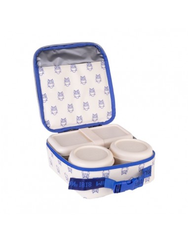 Milan Coleccion 460 Bolsa Isotermica Porta Alimentos 3 9L - Incluye 3 Recipientes para Alimentos 2x de 0 25L y 1x de 0 75 L -