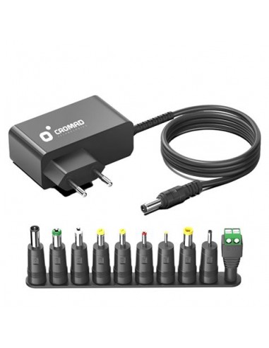 Cromad Cargador de Pared Universal Automatico 24W - 11 Conectores Diferentes