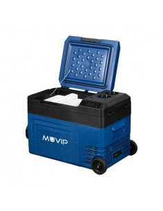 Muvip Nevera Compresor Portatil Blue 22 Litros - Temperatura entre -20-20-- 60W - Doble Zona - Asas de Transporte y