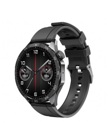 XO WATCH4 Reloj Smartwatch Pantalla Redonda 1.43" AMOLED - Llamadas BT - Multideporte - IP68 - Color Negro