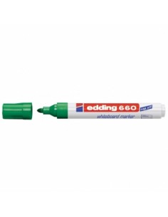 Edding 660 Rotulador para Pizarra Blanca - Punta Redonda - Trazo entre 1.5 y 3 mm. - Tinta Pigmentada - Recargable - Borrable