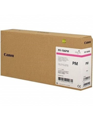 Canon PFI706 Magenta Photo Cartucho de Tinta Original - 6686B001