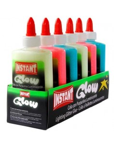Instant Glow Cola Luminiscente 147ml - Apto para Uso Infantil y o Domestico - Sin Disolventes - 3 Colores Surtidos