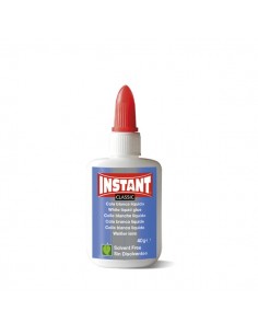 Instant Classic Cola Blanca 40gr - Apto para Uso Infantil y o Domestico - Sin Disolventes - Color Blanco