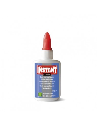 Instant Classic Cola Blanca 40gr - Apto para Uso Infantil y o Domestico - Sin Disolventes - Color Blanco