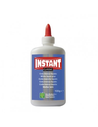 Instant Classic Cola Blanca 100gr - Apto para Uso Infantil y o Domestico - Sin Disolventes - Color Blanco