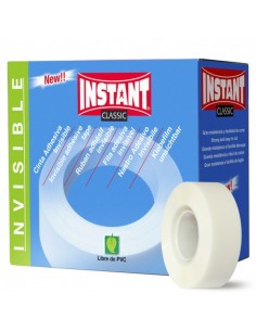 Instant Classic Cinta Adhesiva Invisible 19mm x 33m - Gran Resistencia - Facil de Cortar