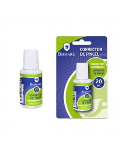 Bismark Liquido Corrector 20ml - Secado Rapido - Aplicador de Pincel
