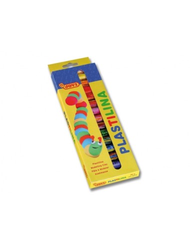 Jovi Pack con 15 Barras de Plastilina 15gr - Muy Moldeable - No se Seca - Colores Surtidos
