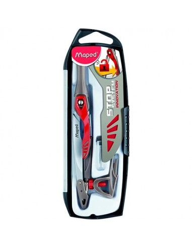 Maped Stop System Innovation Compas con Mina-Pack de Minas-Adaptador