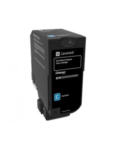 Lexmark CS720 CS725 CX725 Cyan Cartucho de Toner Original - 74C20C0