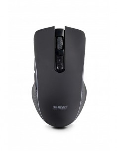 Urban Factory Onlee Raton Bluetooth 2.4Ghz - 1000-2400dpi - Bateria Recargable de 280mAh - 6 Botones - Uso Ambidiestro -