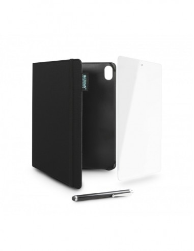 Urban Factory Greenee Pack Funda-Lapiz y Cristal Templado para Ipad - 10-Generacion - 10.9" - Ecologico - Color Negro