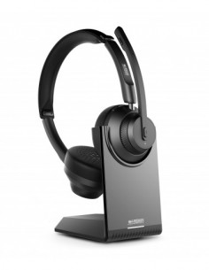 Urban Factory Movee Pro Auriculares Bluetooth 5.2 - Soporte de Carga - Microfono con Reduccion de Ruido Ambiental - Color