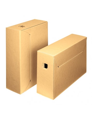 Fellowes Loeffs Pack de 50 Cajas de Archivo Definitivo - Libre de Acido 10 Años - Color Marron