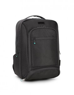 Urban Factory Mixee Mochila Compacta para Portatil hasta 16" - Ecologica - Color Negro