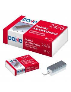 Dohe Caja de 1000 Grapas 24 6 Galvanizadas