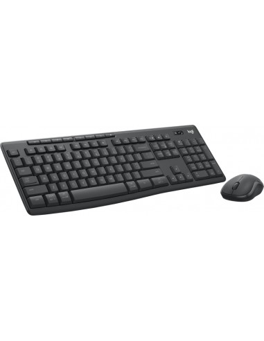 Logitech MK370 Pack Inalambrico USB Teclado Multimedia-Raton 1000dpi 3 Botones - Uso Ambidiestro - Color Negro