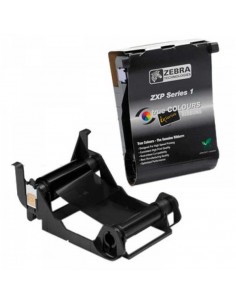 Zebra ZXP Series 1 Cinta Original True Colors Negro - 800011-101
