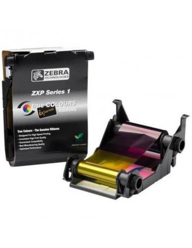 Zebra ZXP Series 1 Cinta Original True Colors YMCKO - 800011-140