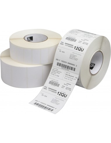 Zebra Z-Perform 1000T Pack de 12 Rollos de Etiquetas Originales Perforadas 152x102 mm - 475 Unidades por rollo - 800294-605