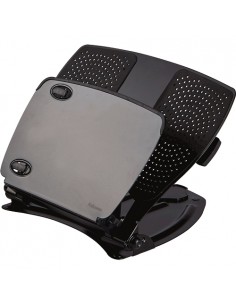 Fellowes Professional Series Soporte para Portatil - Ajustable en 9 Alturas - 4 Puertos USB Incorporados - Ranuras de