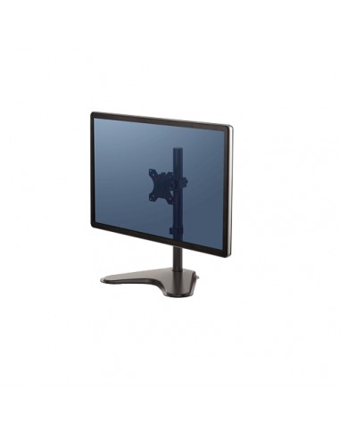 Fellowes Professional Series Peana para Monitor individual - Gestion de Cables Integrada - Hasta 32" y 8 kg - Color Negro