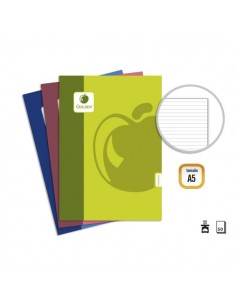 Golden Basic Pack de 10 Libretas Grapadas A5 50 Hojas 60grs 1 Raya - Colores Surtidos