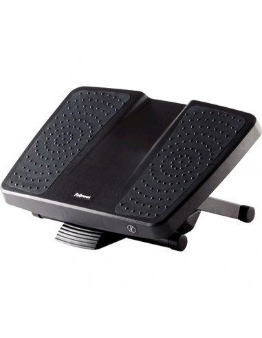 Fellowes Ultimate Professional Series Reposapies - 3 Ajustes de Altura - Base Antideslizante - Color Negro