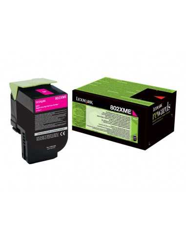 Lexmark CX510 Magenta Cartucho de Toner Original - 80C2XM0 80C2XME 802XM
