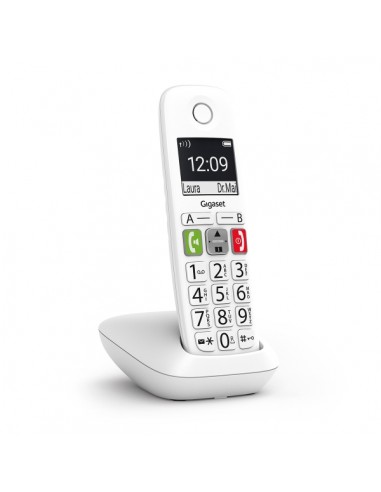 Gigaset E290 Telefono Inalambrico Dect - Pantalla Grande en B N - Teclas con Numeros Grandes - Volumen con Funcion