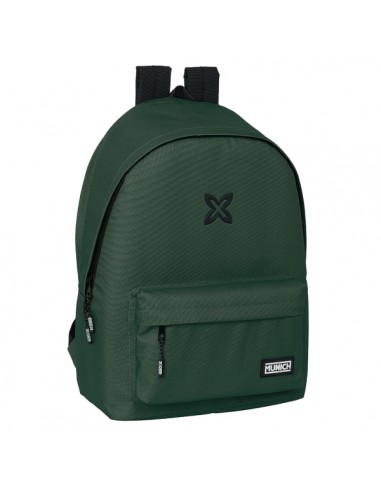 Safta Munich Basicos Mochila para Portatil 15.6" - Conector USB - 2 Compartimentos - 31x44x18cm - Color Verde