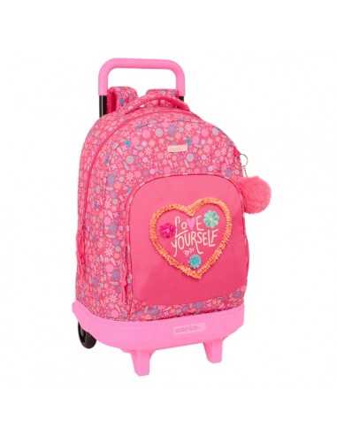 Safta Feeling Mochila con Carro Integrado - Extraible para Facilitar su Limpieza - Base Reforzada - Asa Extraible -
