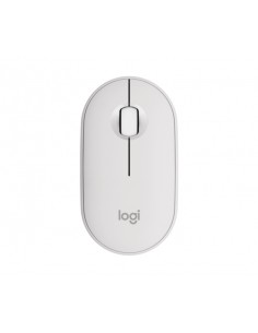 Logitech Pebble Mouse 2 M350s Raton Inalambrico USB 1000dpi - Multidispositivo - Uso Ambidiestro - Color Blanco