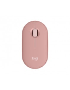 Logitech Pebble Mouse 2 M350s Raton Inalambrico USB 1000dpi - Multidispositivo - Uso Ambidiestro - Color Rosado