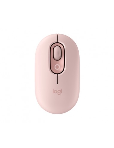Logitech POP Mouse Raton Inalambrico 1000dpi - 4 botones - Multidispositivo - Color Rosado