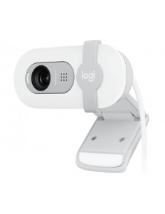 Logitech Brio 100 Webcam Full HD - 2 Megapixeles - Antirreflectante - Color Blanco Crudo