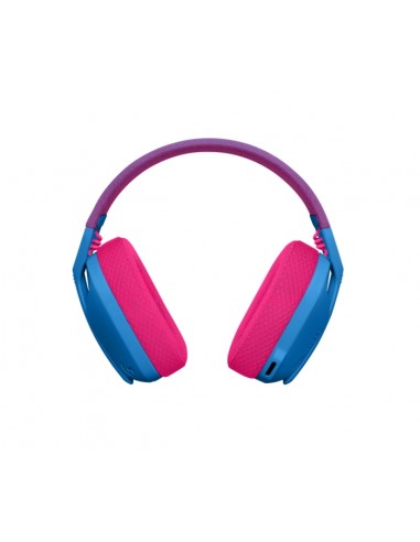 Logitech G435 Auriculares Gaming Inalambricos - Diadema Ajustable - Bluetooth LightSpeed - 2 Microfonos - Color Azul y
