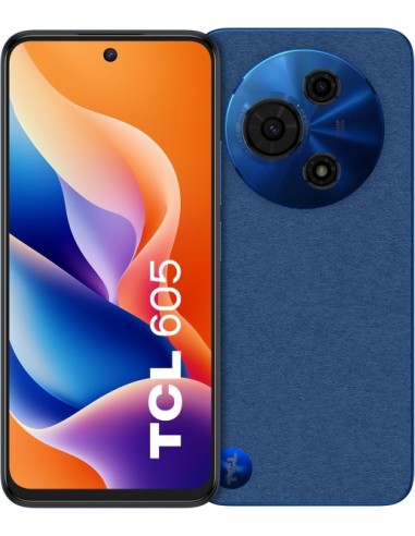TCL 605 Smartphone 6.75" - 8GB - 256GB - Camara 50MP - Bateria 5200mAh - Color Azul