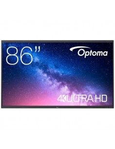 Optoma Creative Touch Serie 5 Pizarra Interactiva Tactil 86" UltraHD 4K - Certificacion Google EDLA -Tiempo de Respuesta 6ms