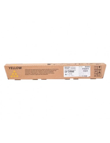 Ricoh Aficio MP-C3500 MP-C4500 Amarillo Cartucho de Toner Original - 884931 888609 842035