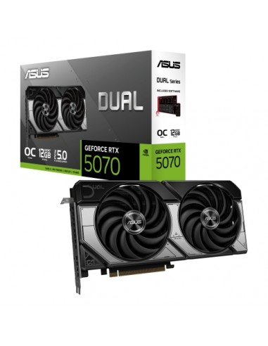 Asus DUAL GeForce RTX 5070-O12G Tarjeta Grafica 12GB GDDR7