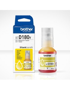 Brother BTD180Y Amarillo Botella de Tinta Original - BTD180Y
