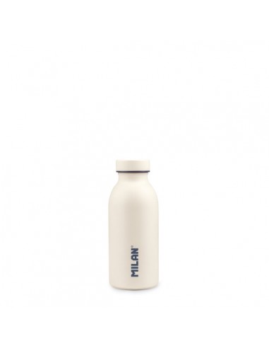 Milan Coleccion 430 Botella Isotermica 0.35L - Doble Pared de Acero Inoxidable - Liquidos Calientes hasta 12h-Frios hasta