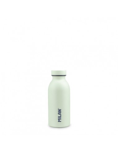 Milan Coleccion 430 Botella Isotermica 0.35L - Doble Pared de Acero Inoxidable - Liquidos Calientes hasta 12h-Frios hasta