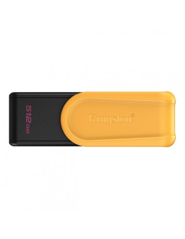 Kingston DataTraveler Exodia Memoria USB 512GB - USB 3.2 Gen 1 - Tapa Giratoria - Color Amarillo