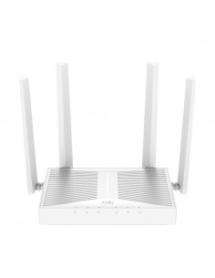 Cudy Router WiFi 6 Mesh Gigabit Dual Band AX3000 - Velocidad hasta 1000Mbps - 5 Puertos - 4 Antenas Fijas de 5dBi -