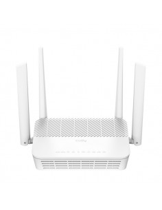 Cudy Router WiFi 6 Mesh Gigabit Dual Band AX3000 - Velocidad hasta 1000Mbps - 5 Puertos - 4 Antenas Fijas de 5dBi -